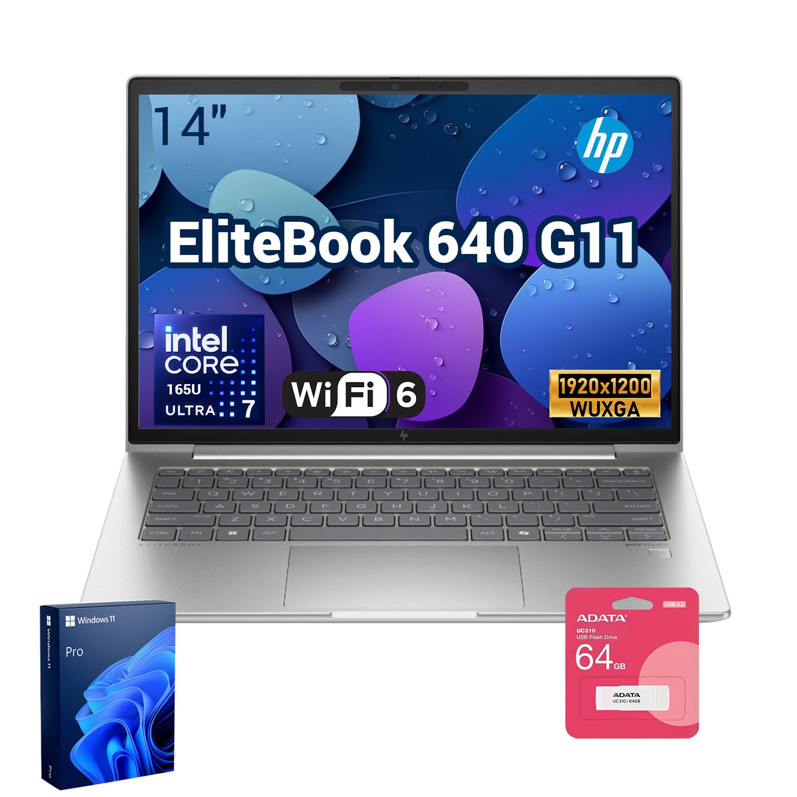 Amazon.com: HP Elitebook 640 G11 Intel Core Ultra 7 165U 32GB+1TB